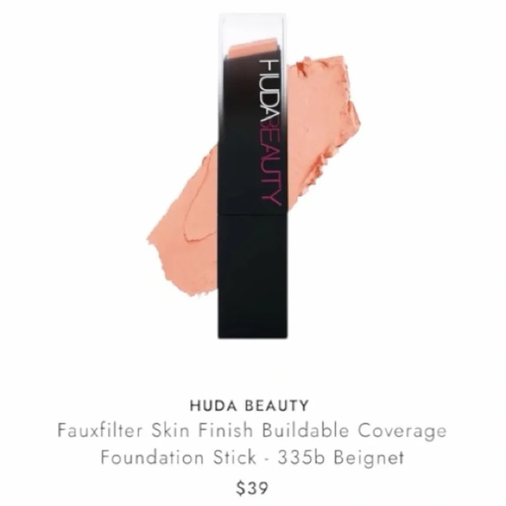 HUDA BEAUTY #Fauxfilter Skin Buildable Coverage Foundation Stick 335B Beignet